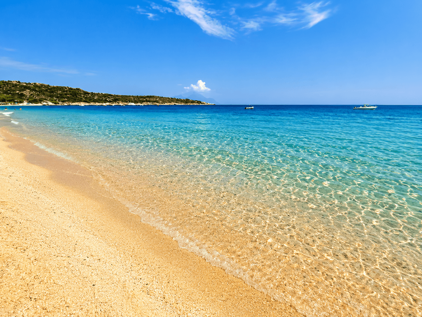 Sea view near Aqua Rooms in Halkidiki